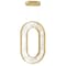 Cwi Lighting Bjoux LED Chandelier With Sun Gold Finish 1219P19-1-625-O - alternate 2